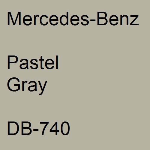 Mercedes-Benz, Pastel Gray, DB-740.